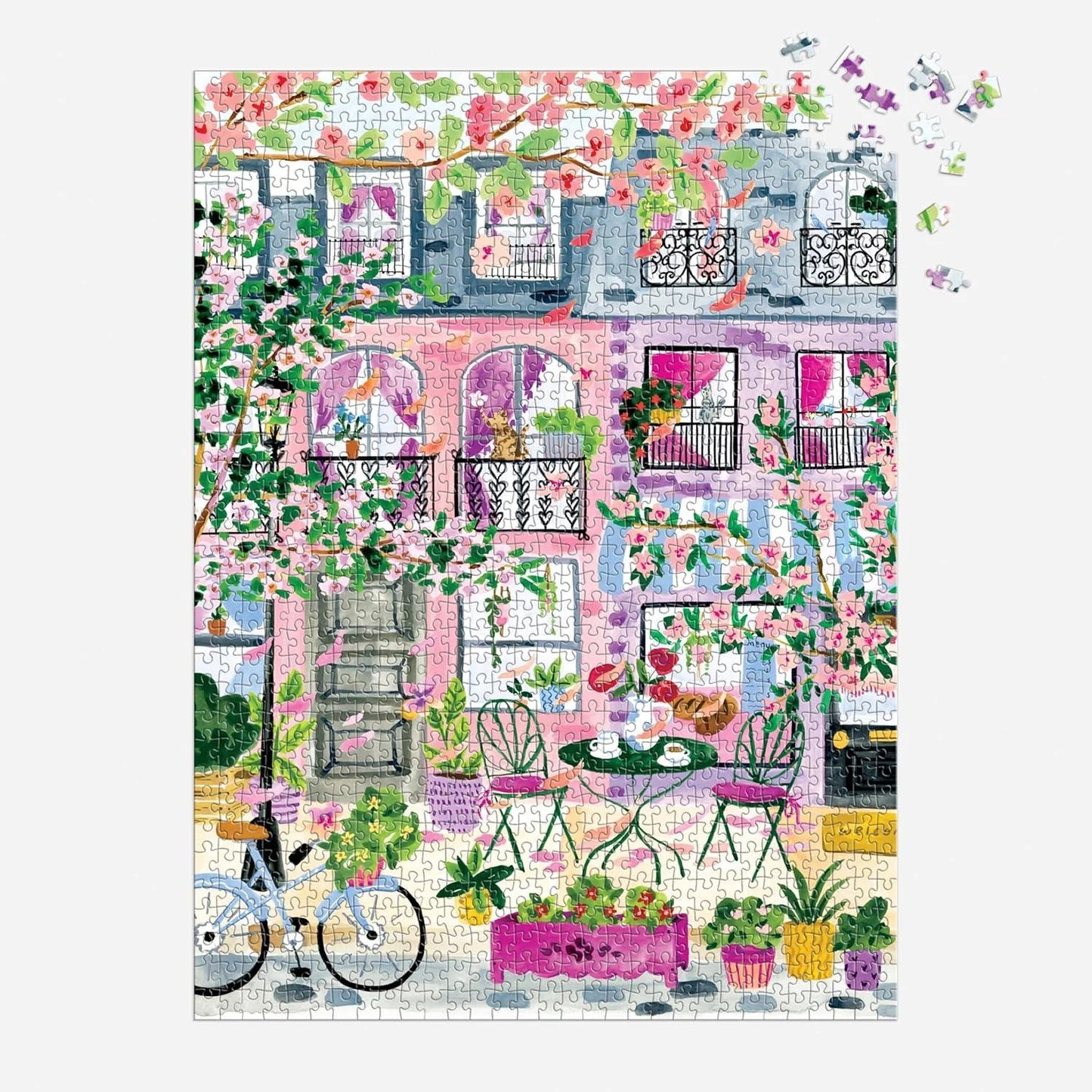 Cherry Lane Blossoms 1000 Piece Jigsaw Puzzle