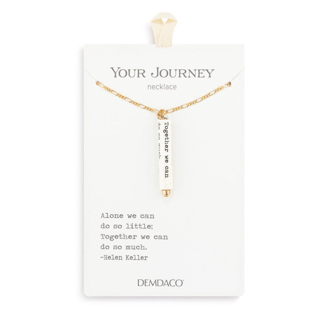 Do So Much Quote Necklace