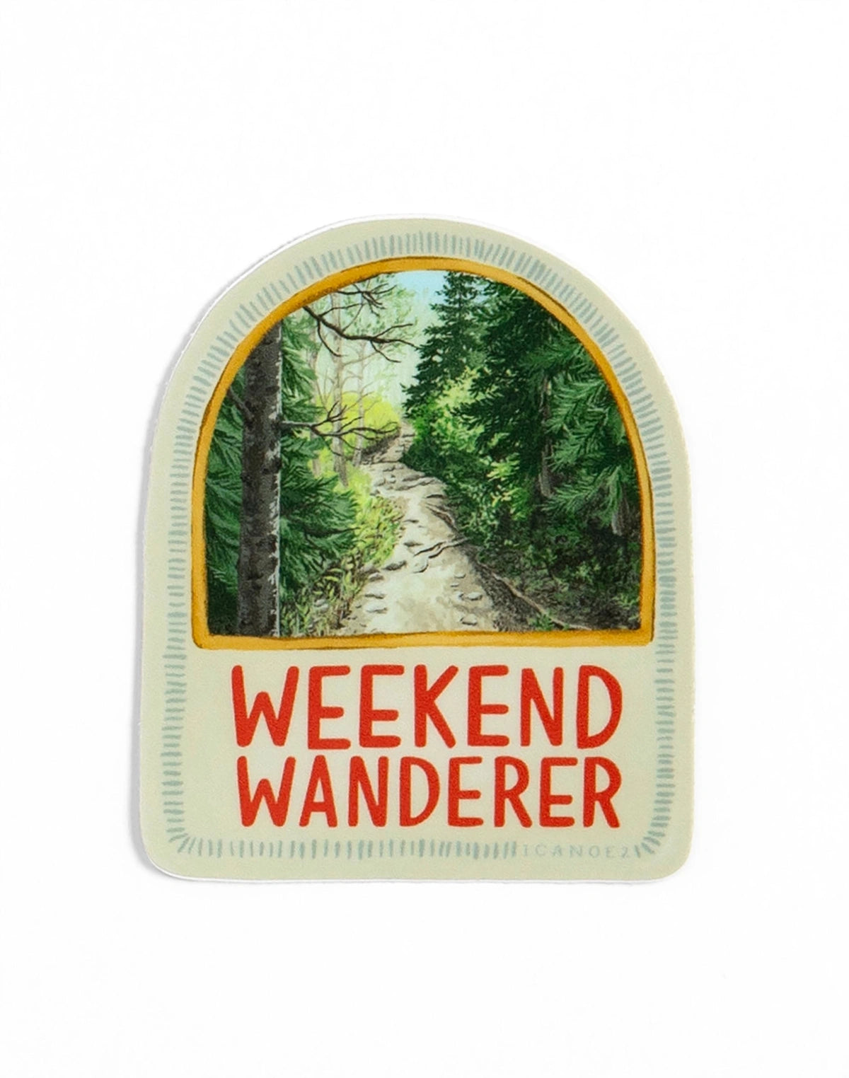 Weekend Wanderer Decal Sticker