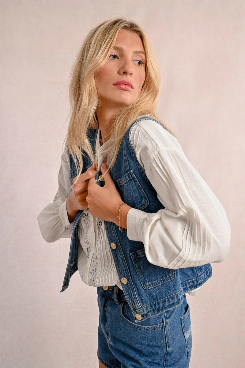 Molly Bracken Denim Vest