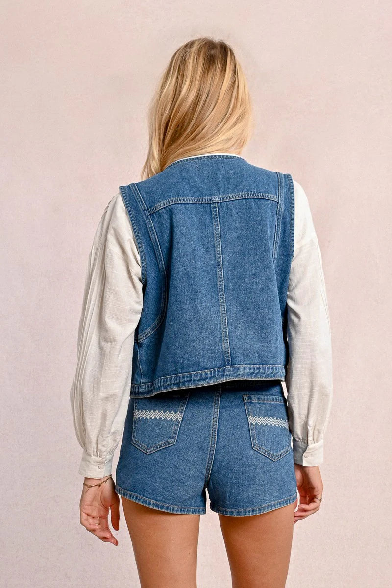 Molly Bracken Denim Vest