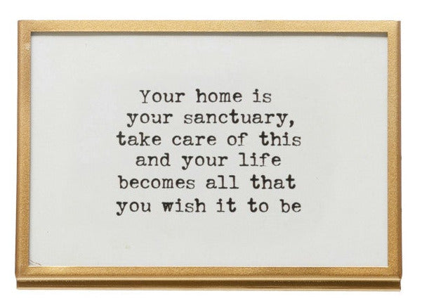 Frame with Easel and Saying, 3 Styles