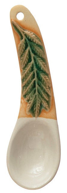 Hand-Painted Spoon with Floral Handle