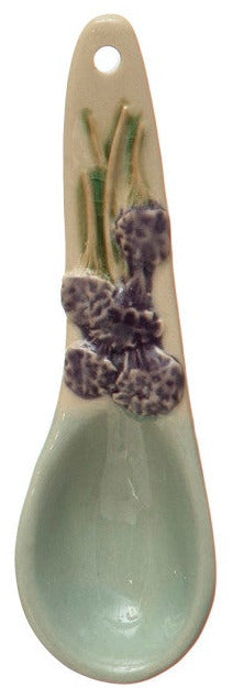 Hand-Painted Spoon with Floral Handle