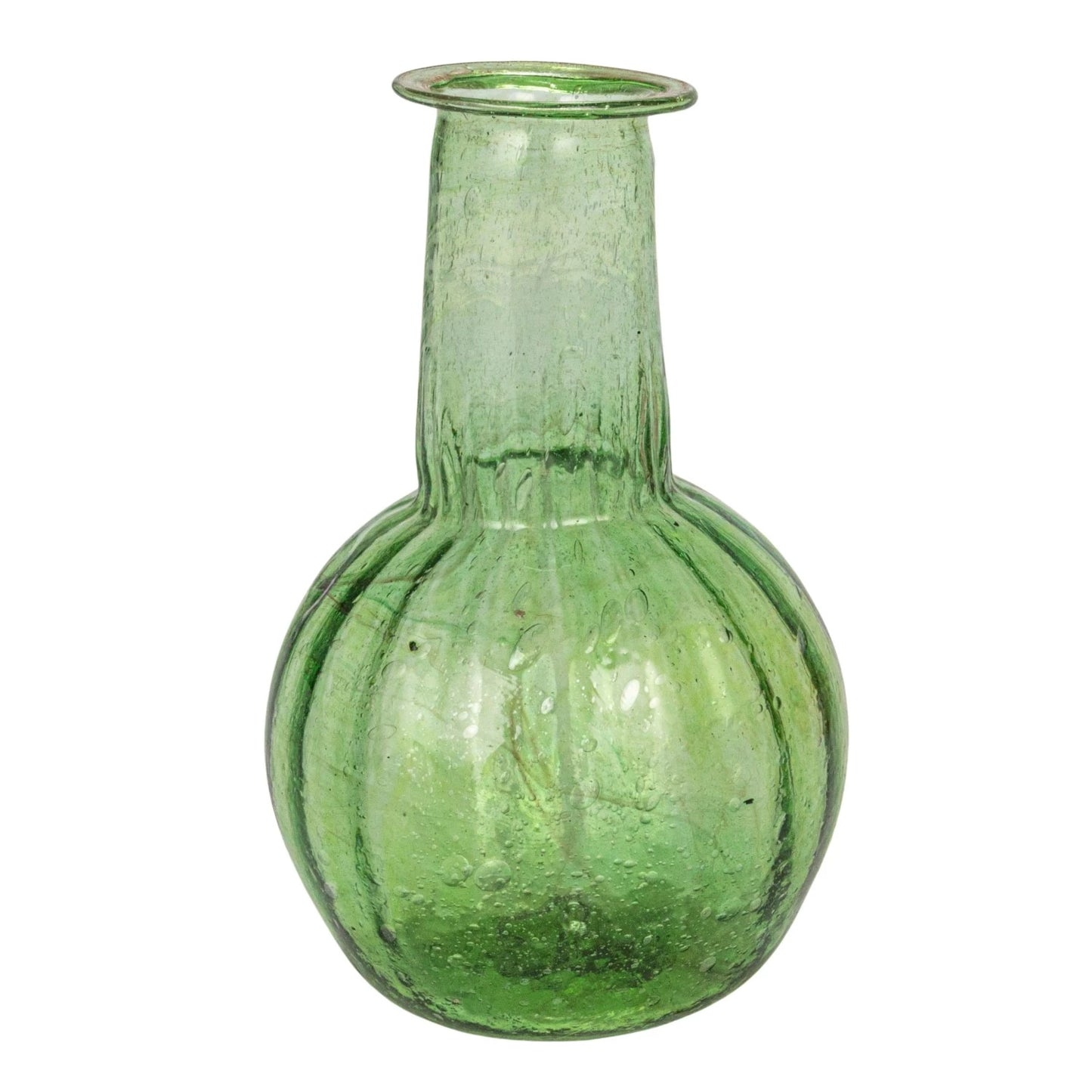 Hand-Blown Recycled Glass Vases