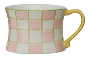 Hand-Painted Stoneware Mug