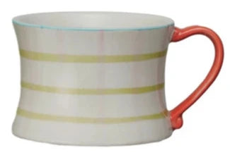 Hand-Painted Stoneware Mug