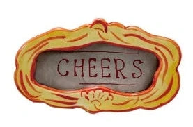 Hand-Painted Stoneware Mini Photo Frame Magnet