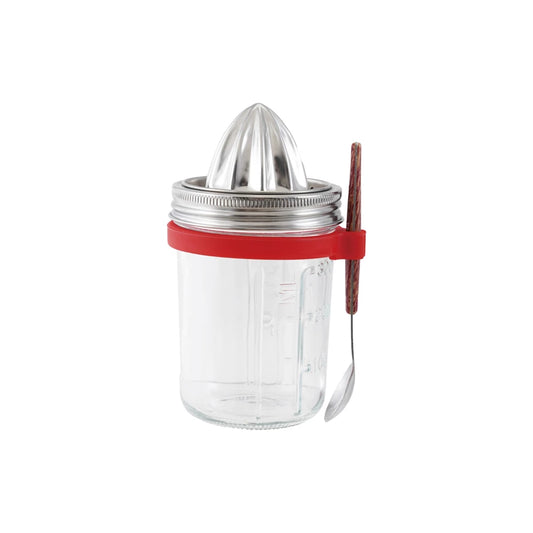 Glass & Stainless Steel Jar With Juicer
