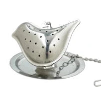 Stainless Steel Shaped Loose Tea Infuser with Dish