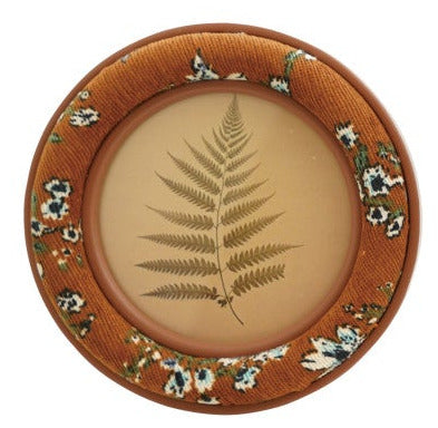 Fabric Photo Frame with Floral Pattern
