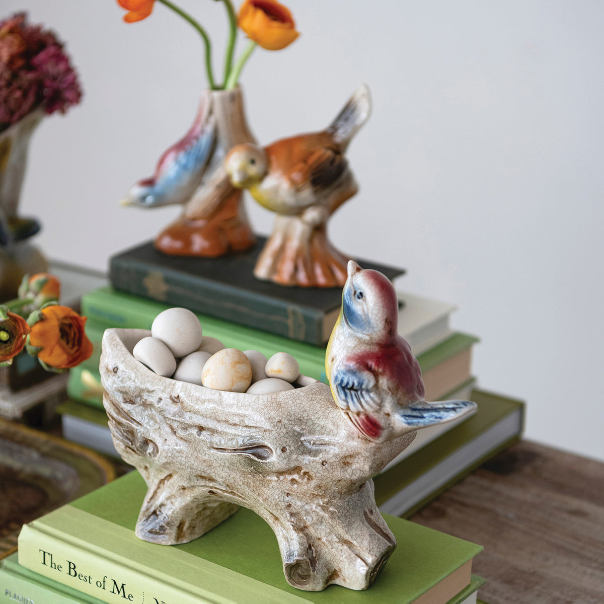 Hand-Painted Vintage Reproduction Container