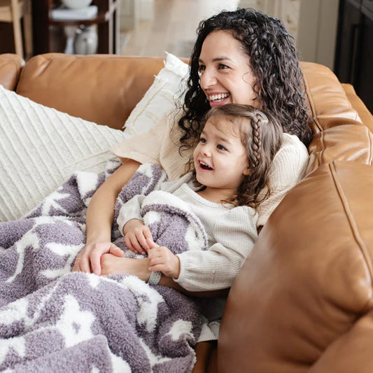 Saranoni Double-Later Bamboni Receiving Blanket - Pansy