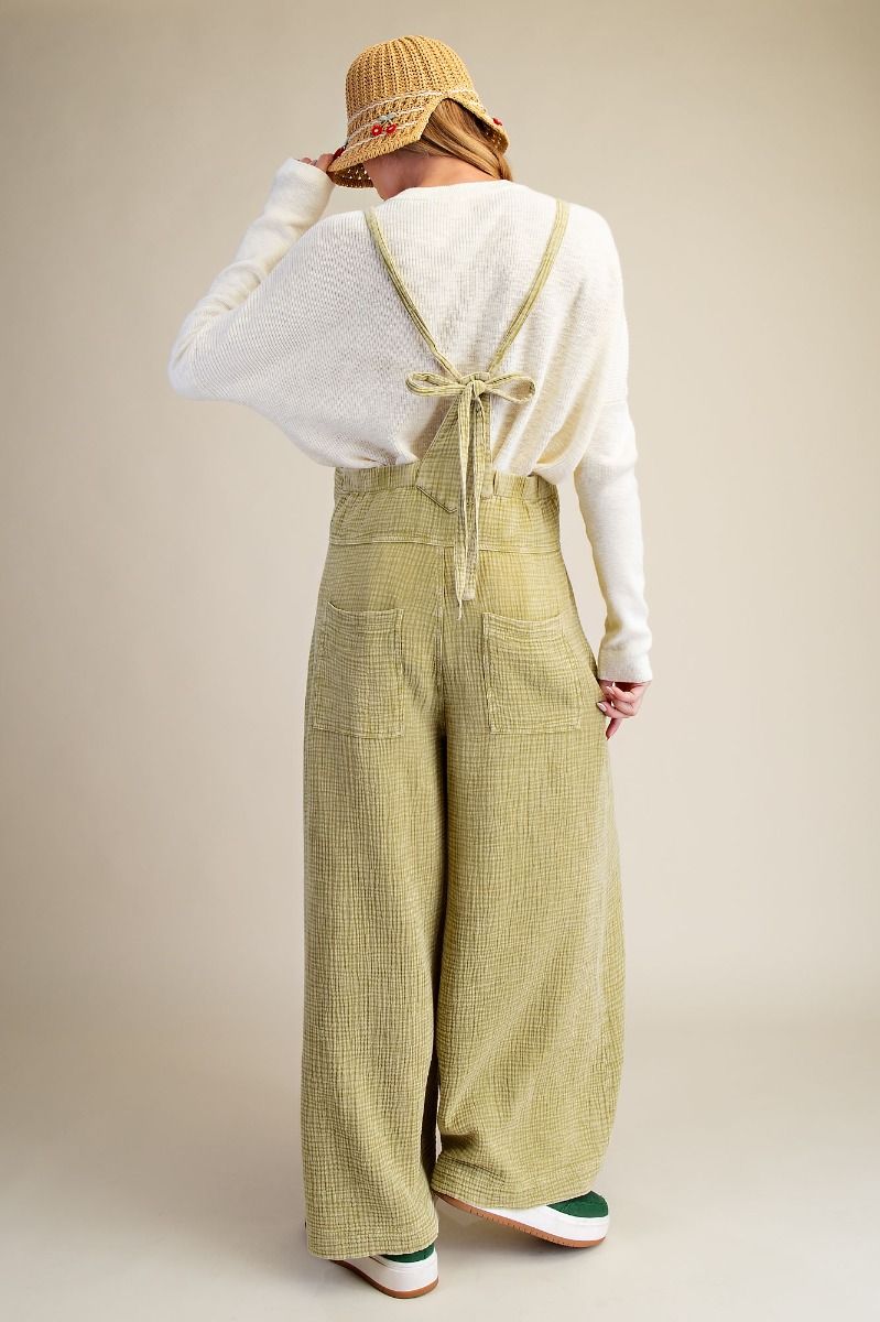 Easel Mineral Washed Cotton Overall