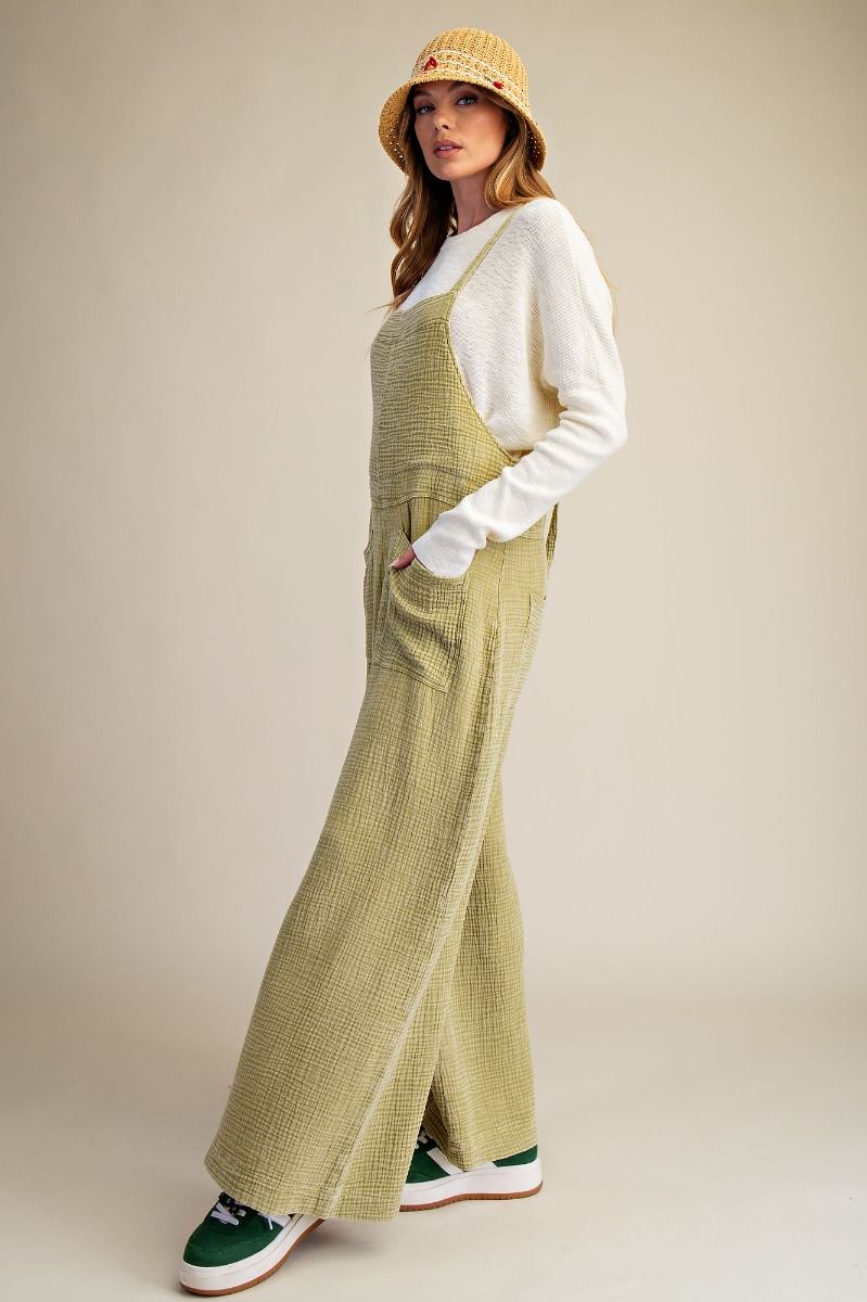 Easel Mineral Washed Cotton Overall