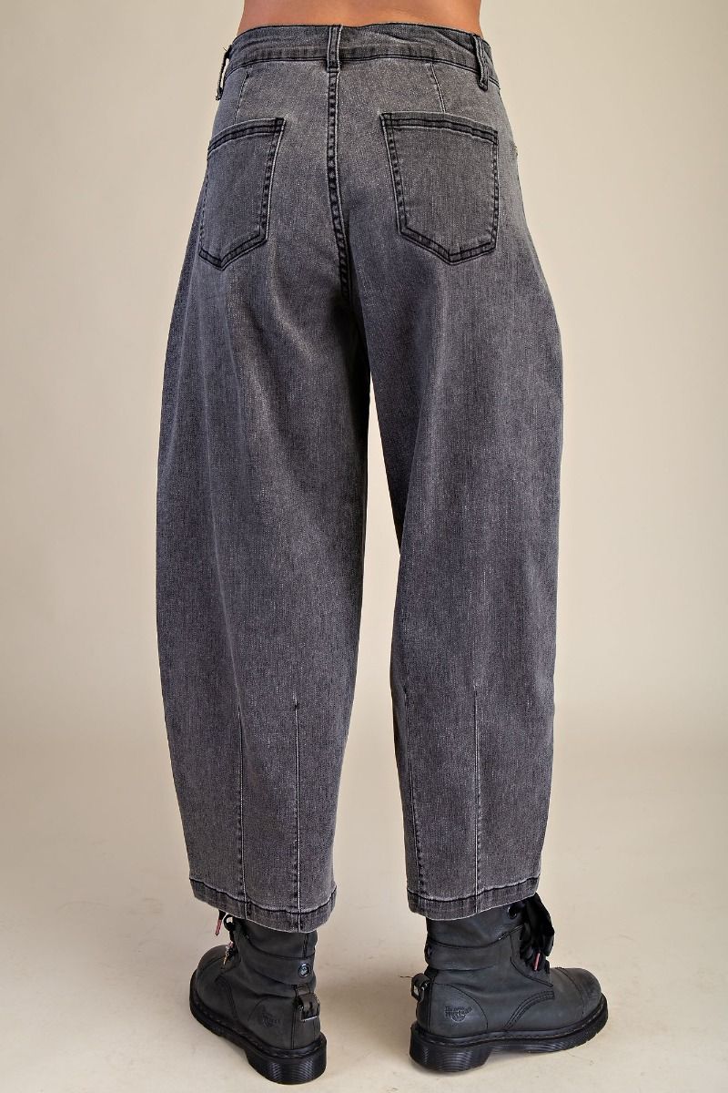 Easel Washed Denim Pants