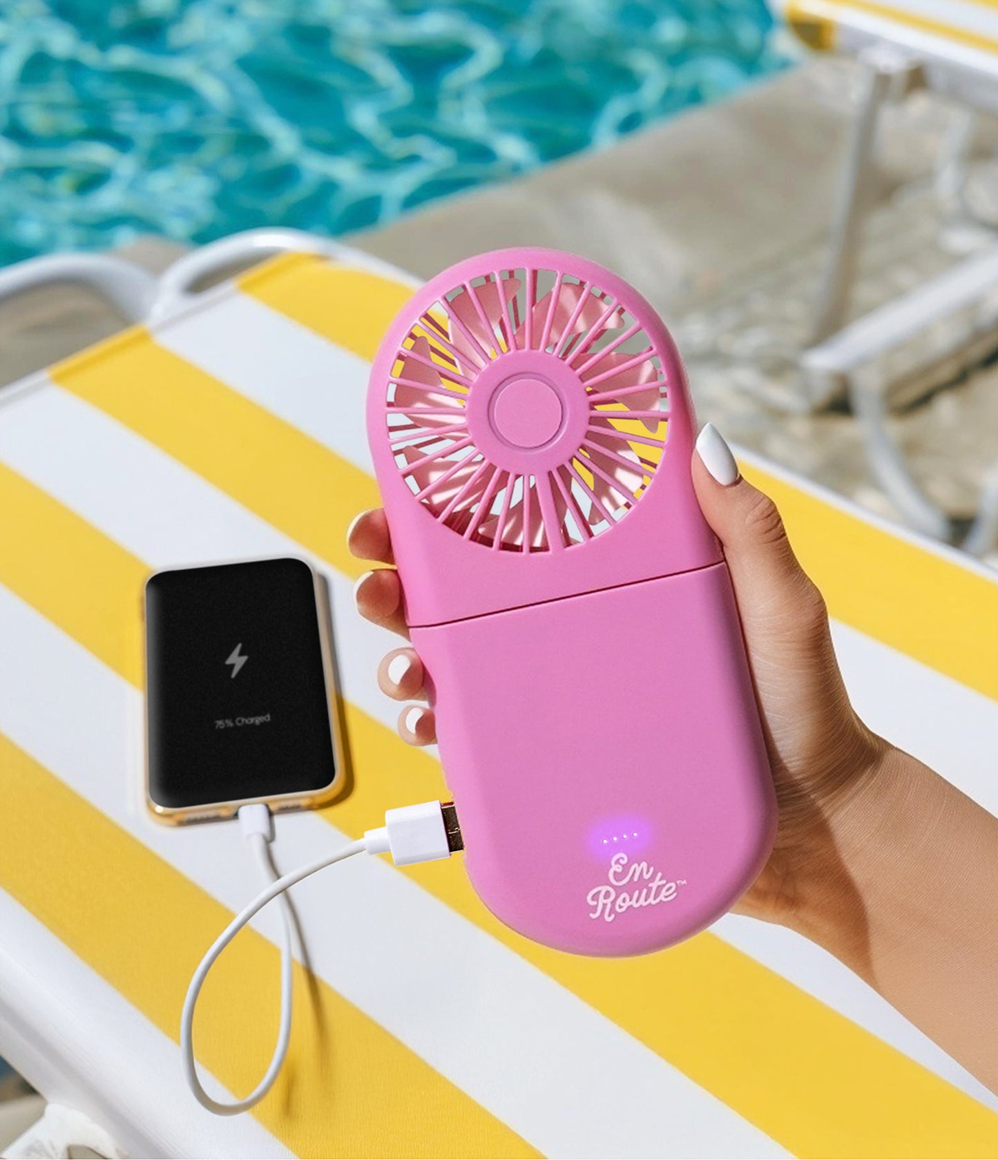 En Route Breeze Bank 2-in-1 Power Bank & Fan