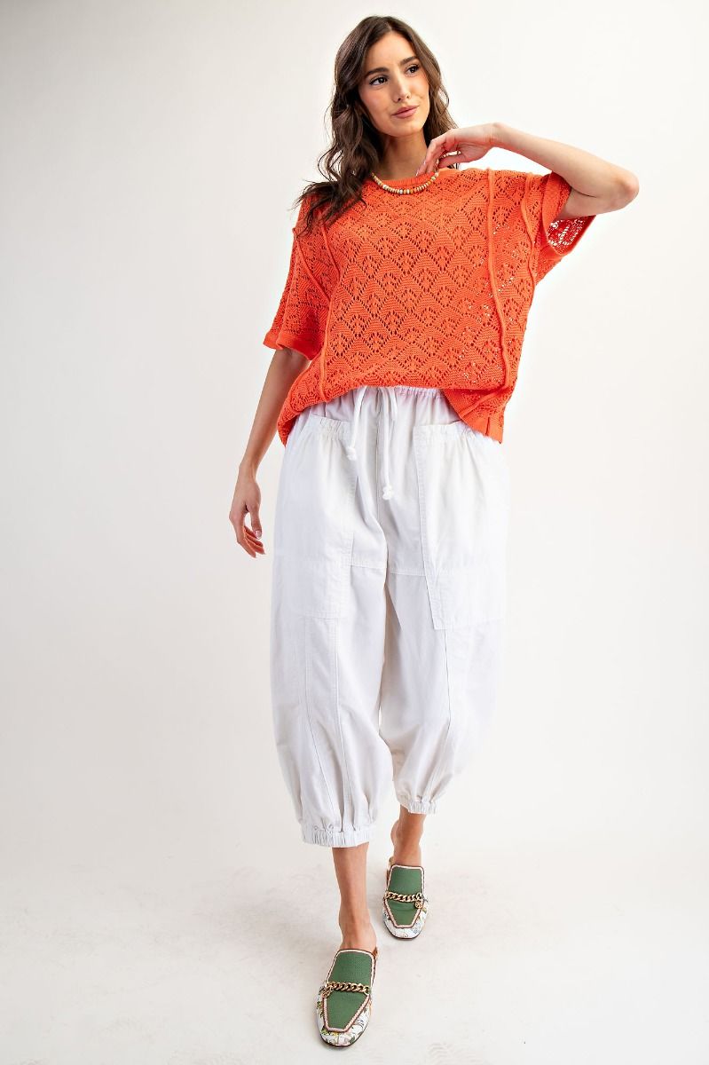 Easel Knit Sweater Top