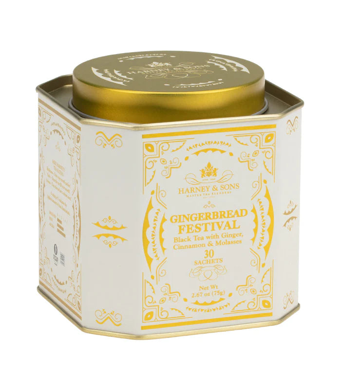 Harney & Sons Gingerbread Festival, Tin of 30 Sachets