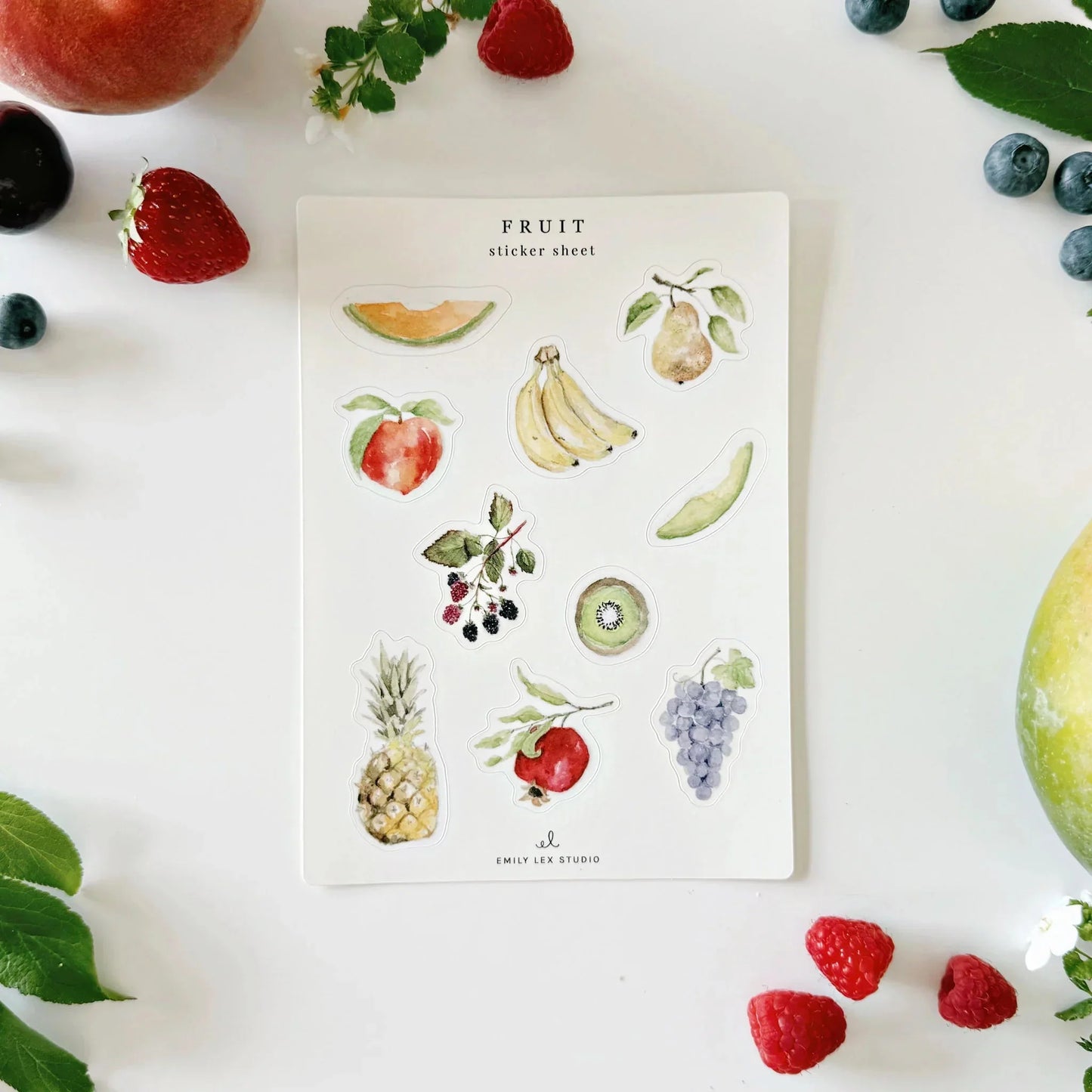 Fruit Sticker Sheets