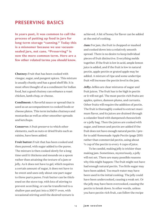 Jam Session: A Fruit-Preserving Handbook [A Cookbook]