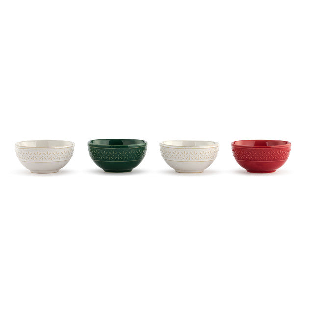 Ceramic Christmas Pinch Bowls