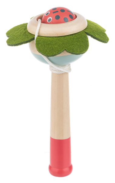 Wooden Flower Catch Ball Game