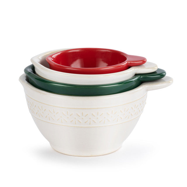 Ceramic Christmas Measuring Cups