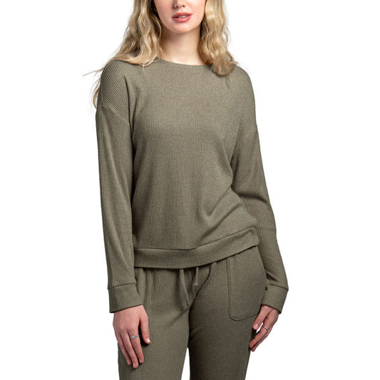 Hello Mello Cuddleblend Lounge Sweater Morning Matcha