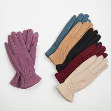 Rikki Fishtail Faux Suede Glove