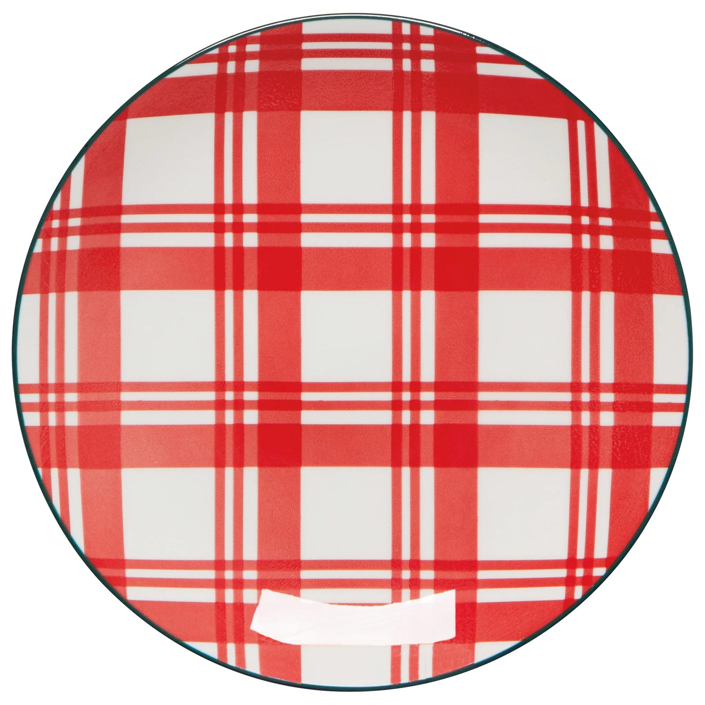 Holiday Plaid Appetizer Plates