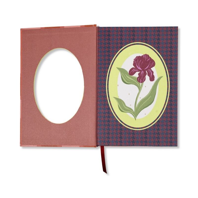 Iris Framed Floral Journal