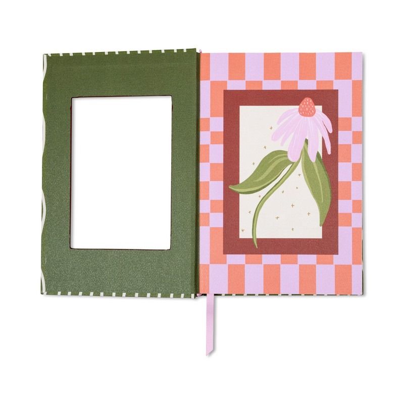 Coneflower Framed Floral Journal