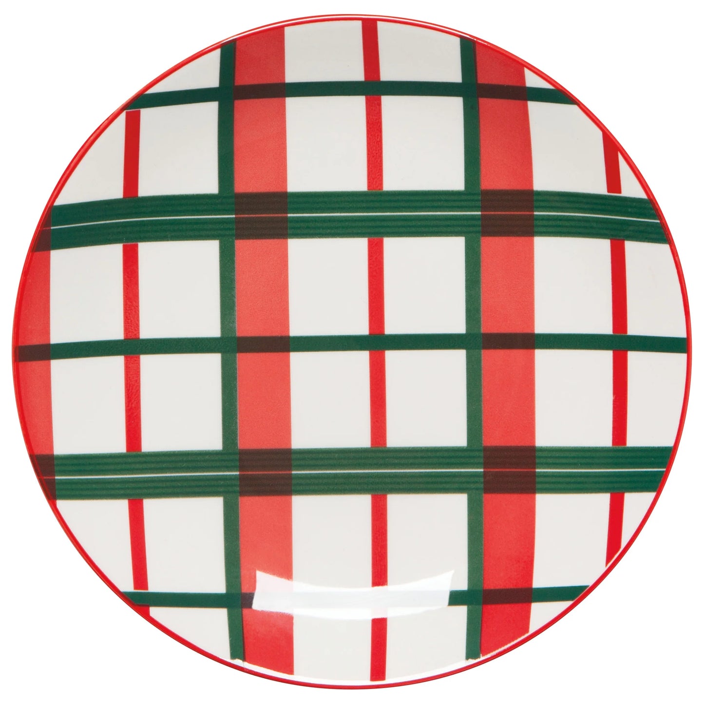 Holiday Plaid Appetizer Plates