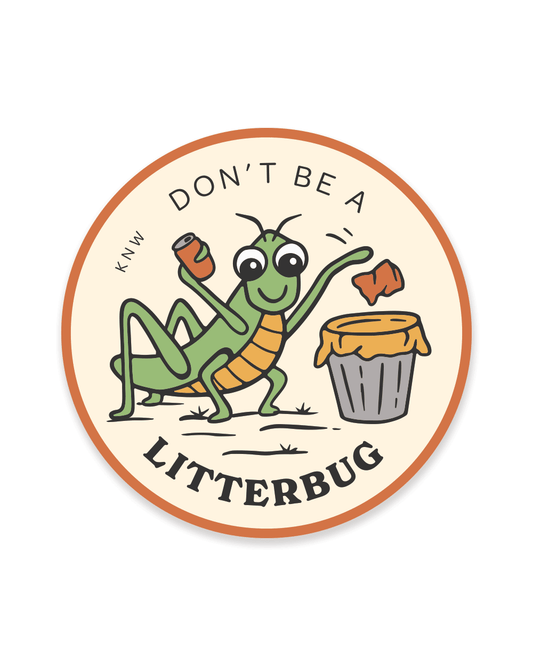 Litterbug Sticker