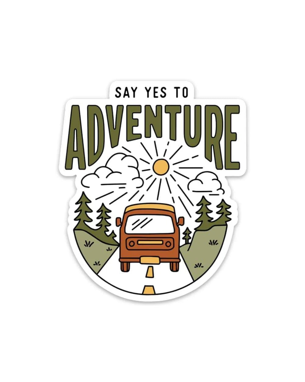 Adventure Awaits Sticker