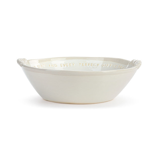 Every Good Gift Round Ceramic Serving Bowl