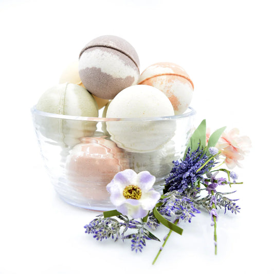 Bath Bombs Made with Essential Oils