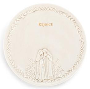 Ceramic Nativity Appetizer Plates