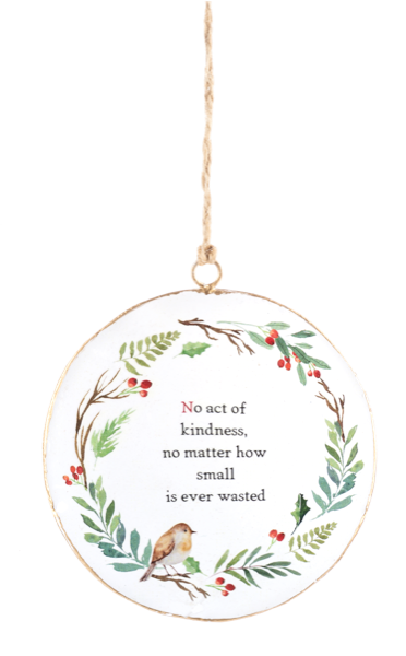 Woodland Sentiment Ornaments