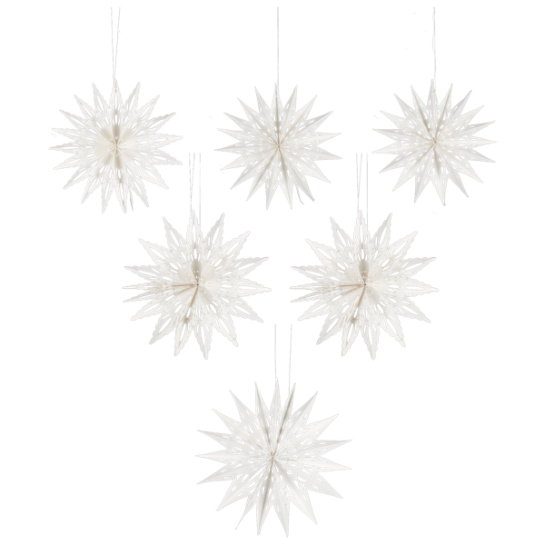 Honeycomb Snowflake Ornaments