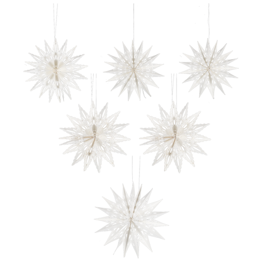 Honeycomb Snowflake Ornaments