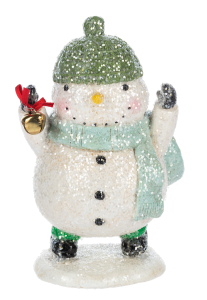 Snowman Skating Figurines