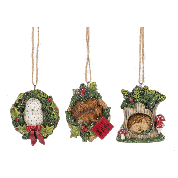 Woodland Critter Ornaments