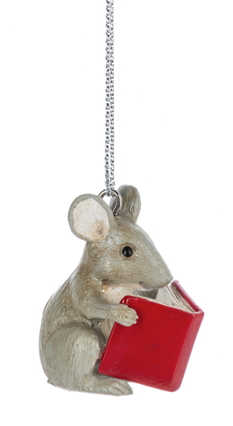 Woodland Critter Village Ornaments Mouse