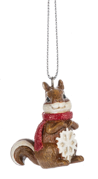Woodland Critter Village Ornaments Chipmunk