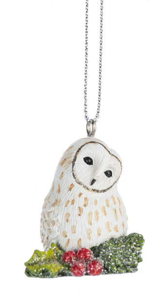 Woodland Critter Village Ornaments Owl