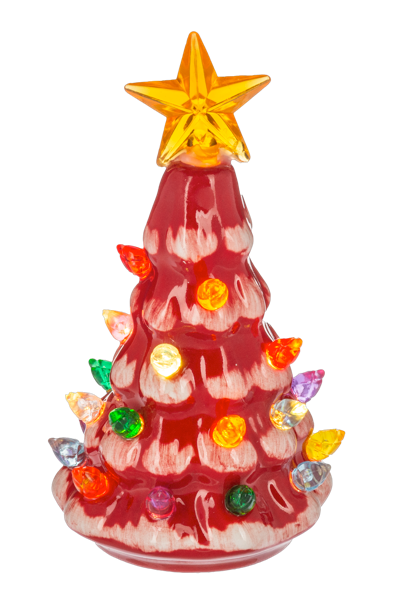 LED Light Up Retro Tree Mini Shimmers