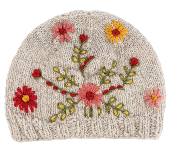 Embroidered Knit Hats