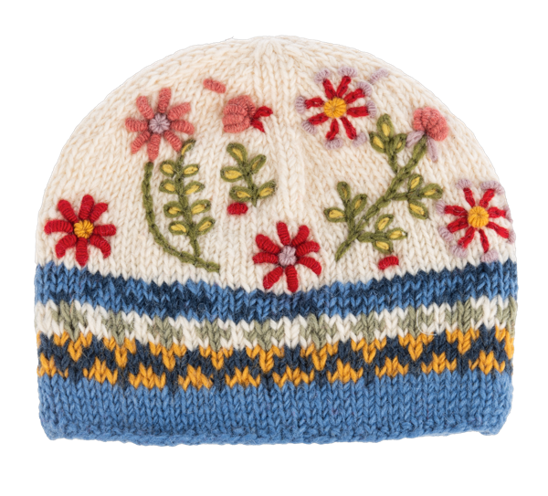Embroidered Knit Hats